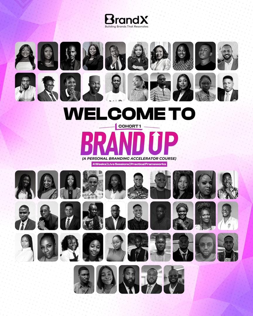 BrandUp cohort live session — expectations slide with TRJ
